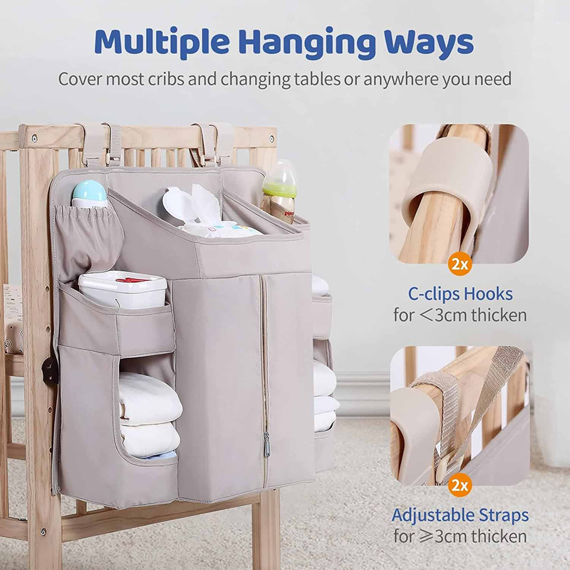 Baby Bed Diaper Hanging Storage Bag 1 Baby Bed Diaper Hanging Storage Bag 1